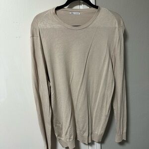 Zara Cream Knit Top